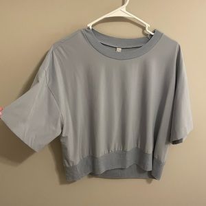 Baby blue Athleta top!